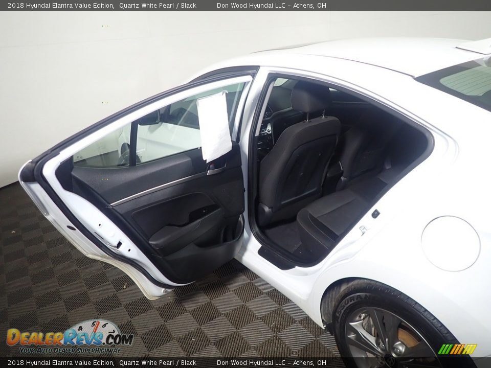 2018 Hyundai Elantra Value Edition Quartz White Pearl / Black Photo #34