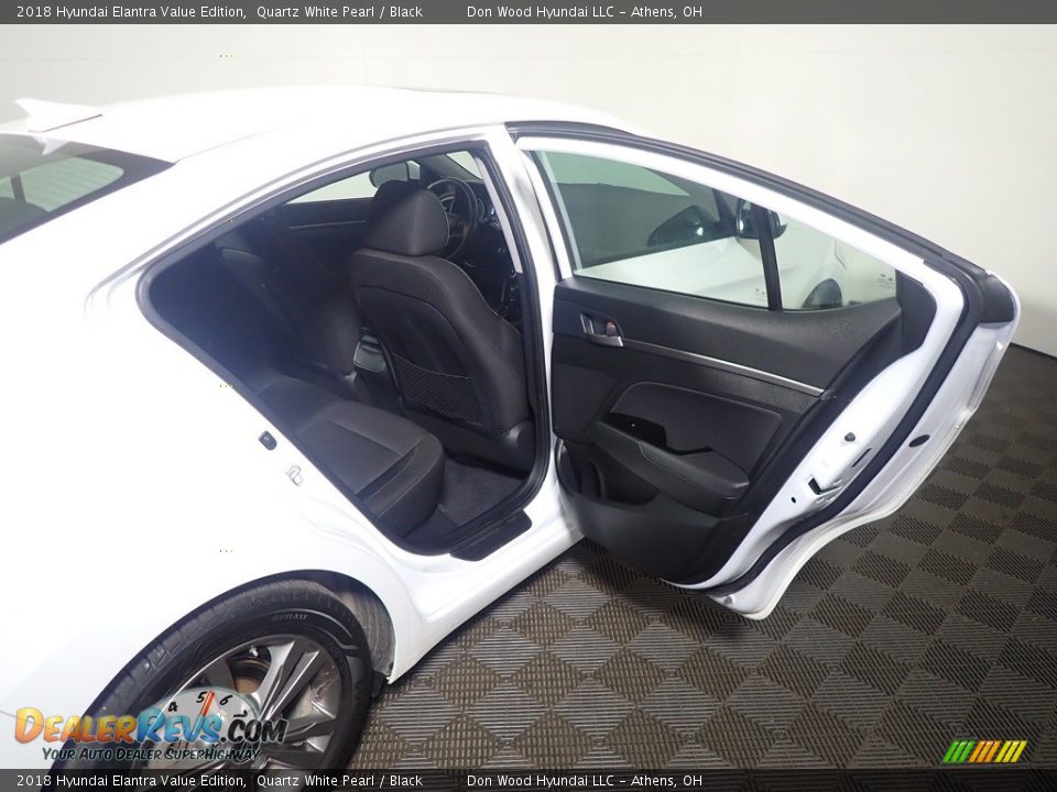 2018 Hyundai Elantra Value Edition Quartz White Pearl / Black Photo #36