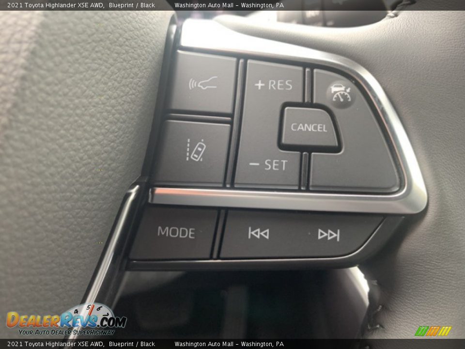 2021 Toyota Highlander XSE AWD Blueprint / Black Photo #7