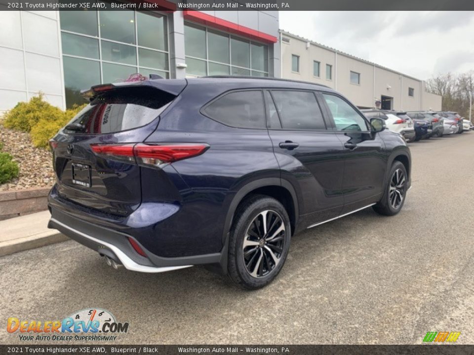 2021 Toyota Highlander XSE AWD Blueprint / Black Photo #15