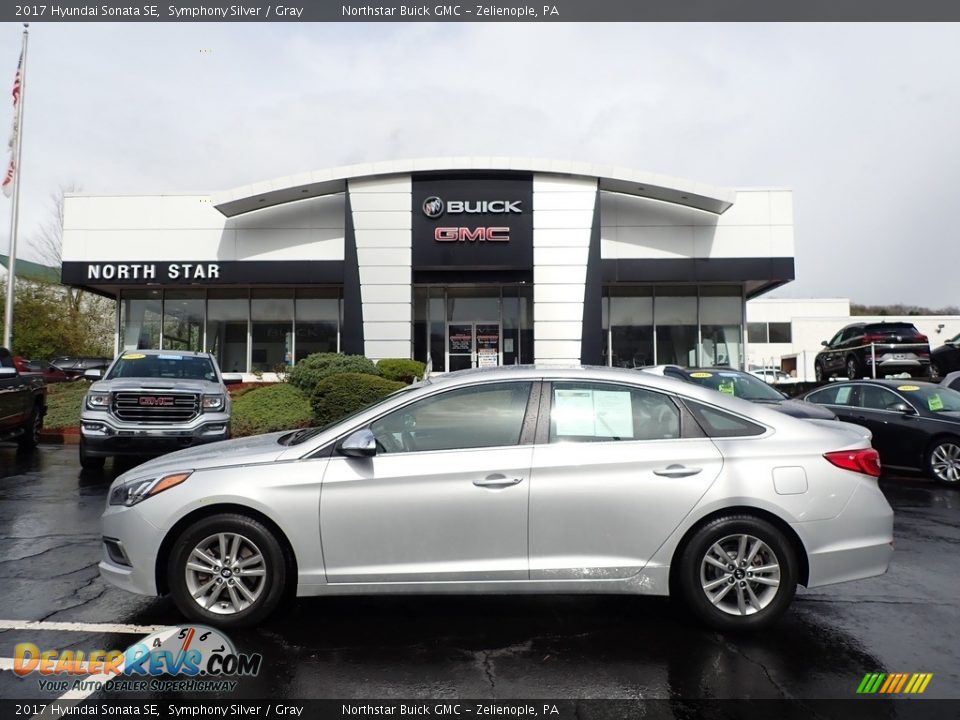 2017 Hyundai Sonata SE Symphony Silver / Gray Photo #1