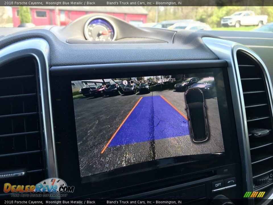 2018 Porsche Cayenne Moonlight Blue Metallic / Black Photo #26