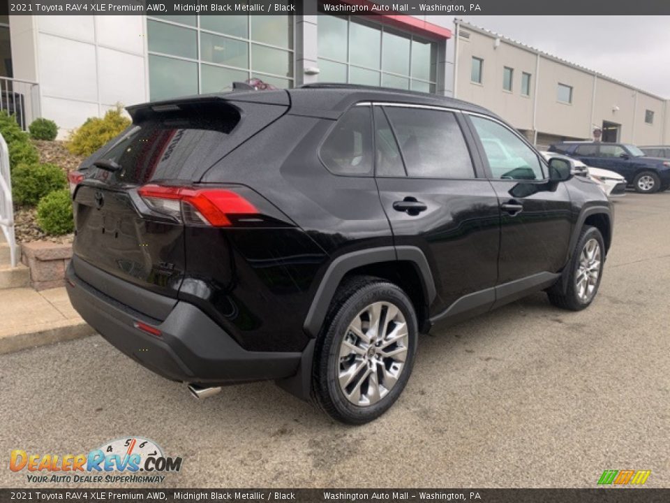 2021 Toyota RAV4 XLE Premium AWD Midnight Black Metallic / Black Photo #12