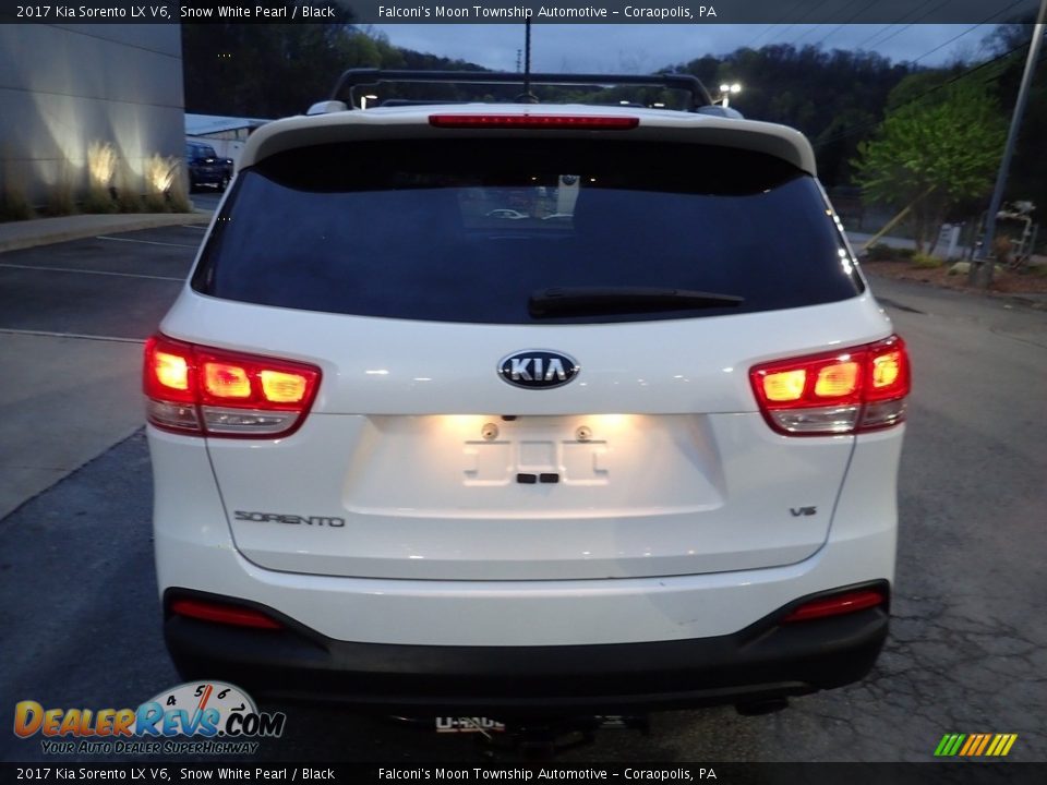 2017 Kia Sorento LX V6 Snow White Pearl / Black Photo #3