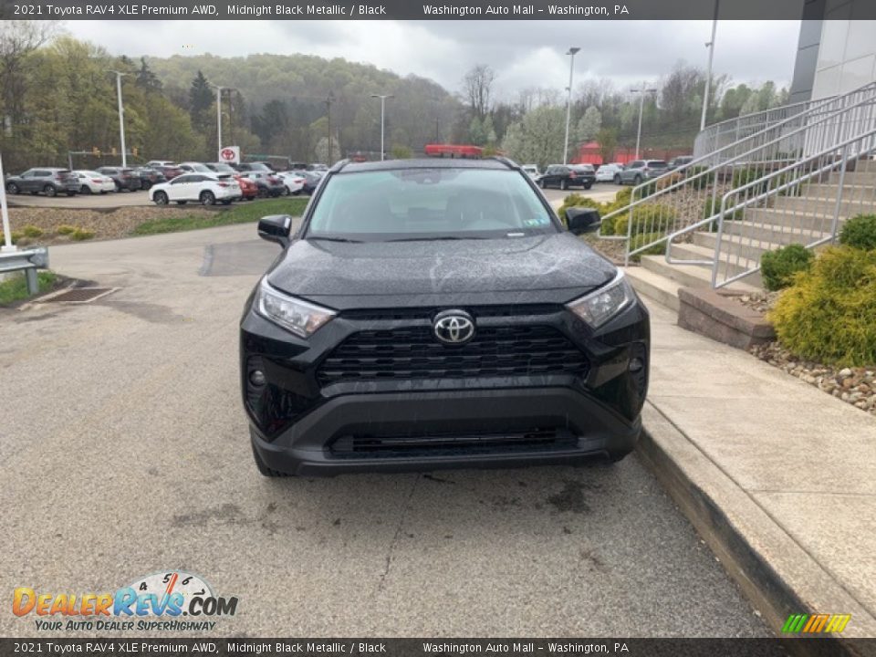 2021 Toyota RAV4 XLE Premium AWD Midnight Black Metallic / Black Photo #13