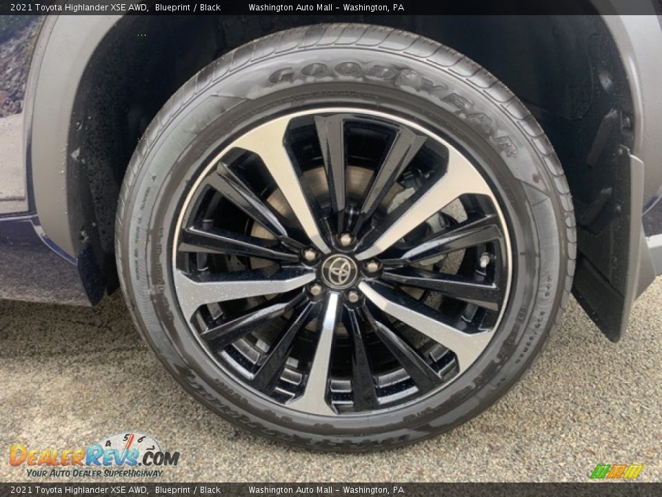 2021 Toyota Highlander XSE AWD Blueprint / Black Photo #35