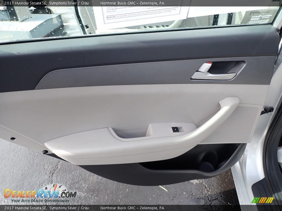 2017 Hyundai Sonata SE Symphony Silver / Gray Photo #19