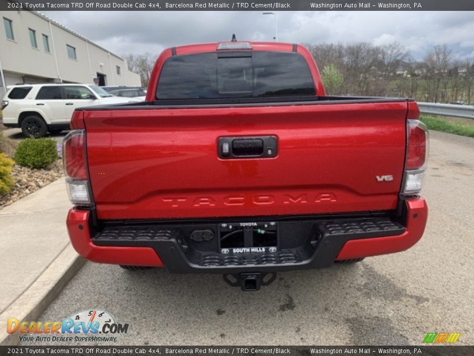 2021 Toyota Tacoma TRD Off Road Double Cab 4x4 Barcelona Red Metallic / TRD Cement/Black Photo #13