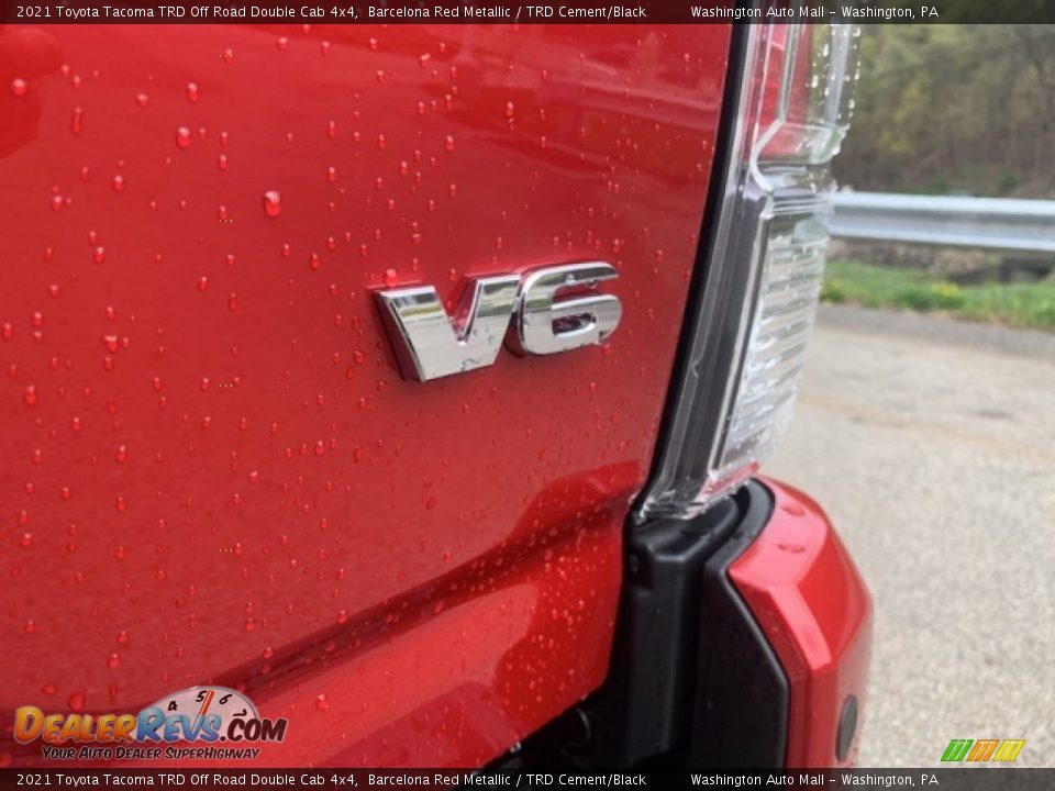 2021 Toyota Tacoma TRD Off Road Double Cab 4x4 Barcelona Red Metallic / TRD Cement/Black Photo #22