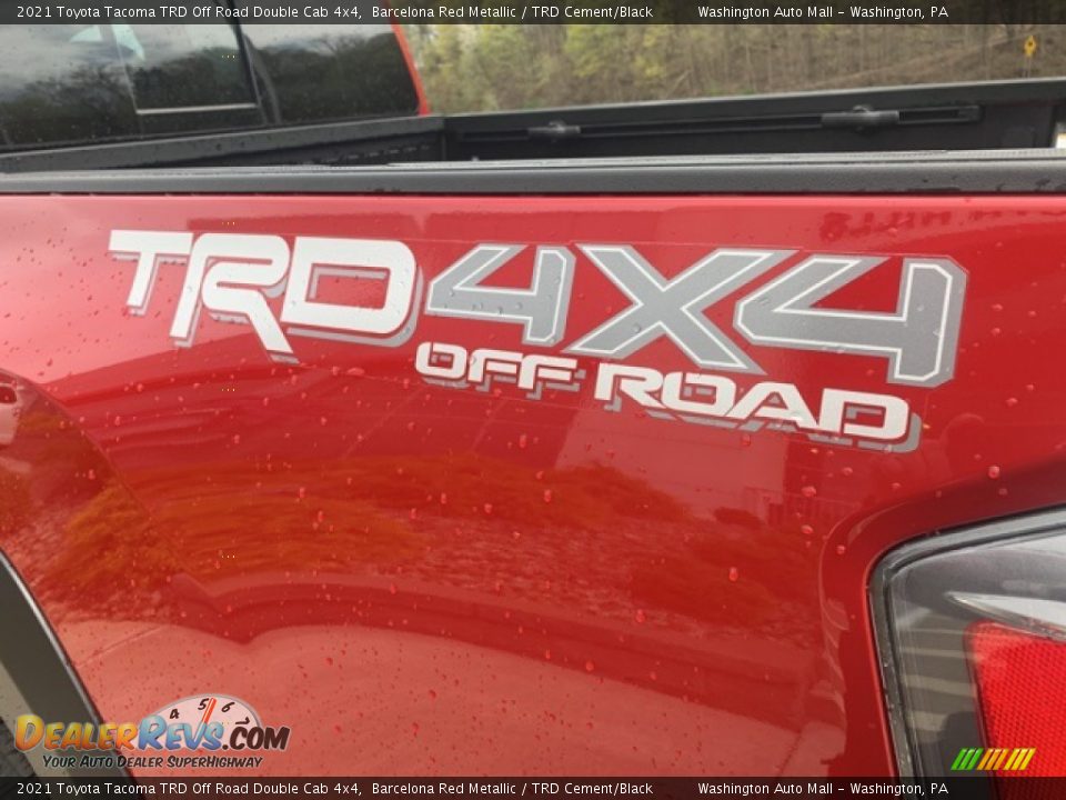 2021 Toyota Tacoma TRD Off Road Double Cab 4x4 Barcelona Red Metallic / TRD Cement/Black Photo #23