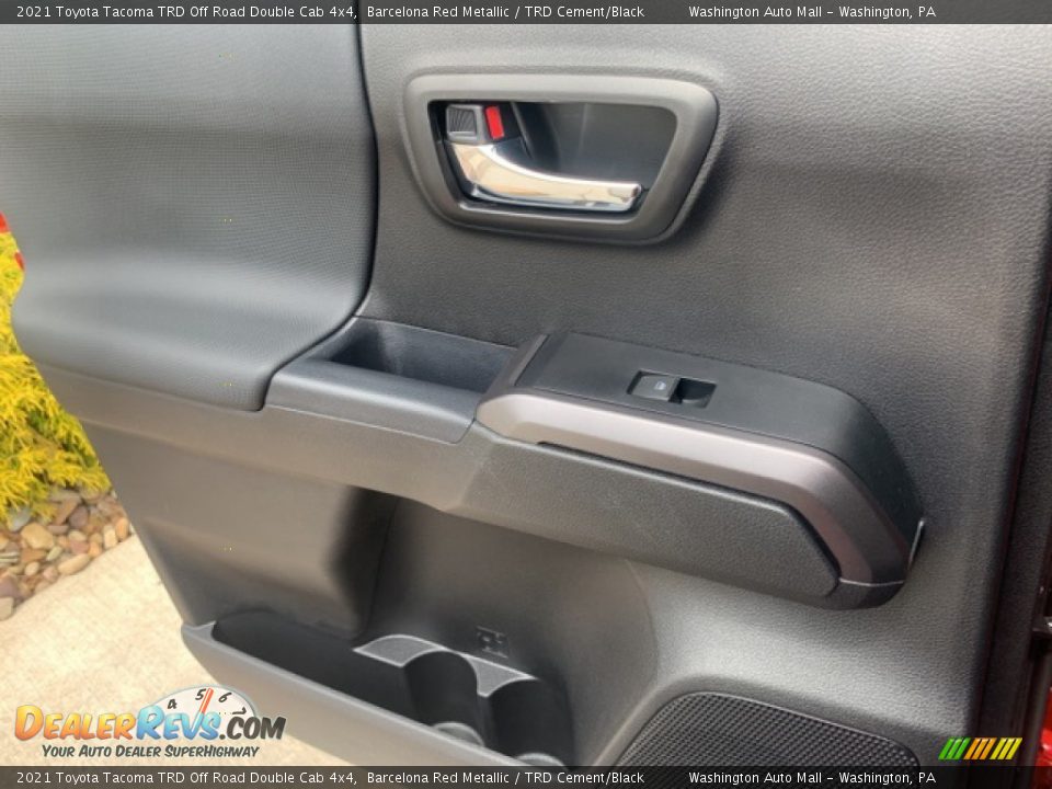 2021 Toyota Tacoma TRD Off Road Double Cab 4x4 Barcelona Red Metallic / TRD Cement/Black Photo #26