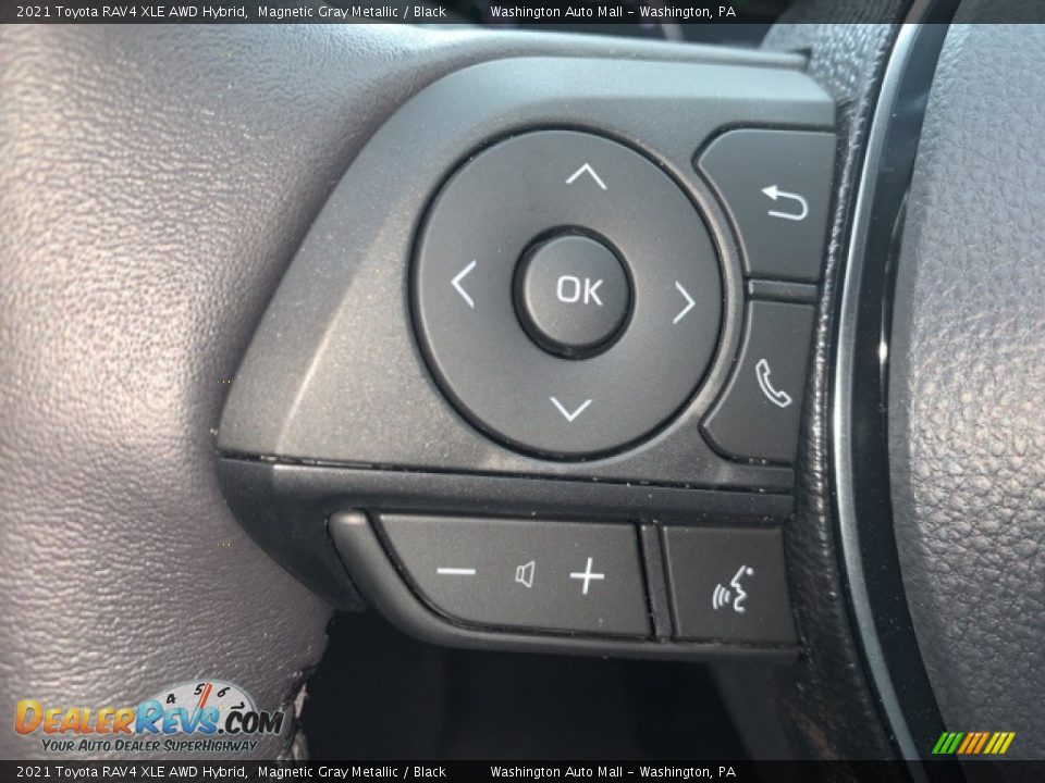2021 Toyota RAV4 XLE AWD Hybrid Magnetic Gray Metallic / Black Photo #4