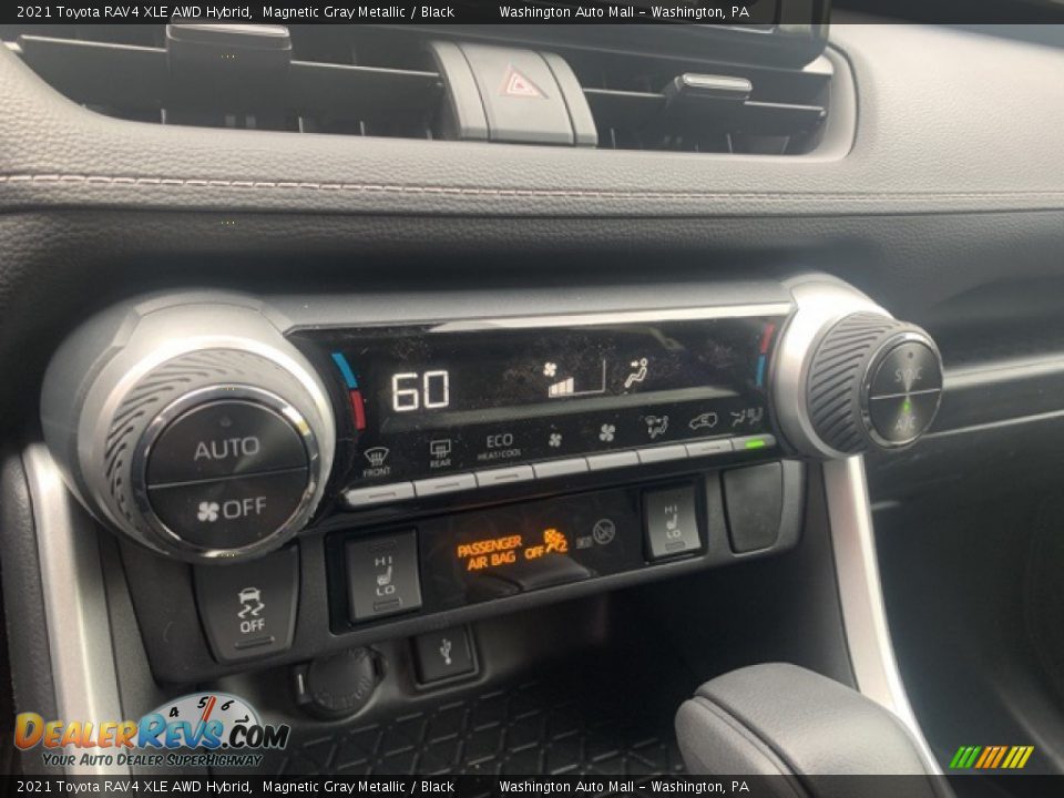 2021 Toyota RAV4 XLE AWD Hybrid Magnetic Gray Metallic / Black Photo #10