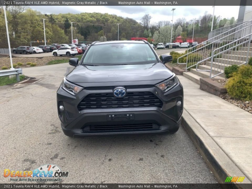 2021 Toyota RAV4 XLE AWD Hybrid Magnetic Gray Metallic / Black Photo #12