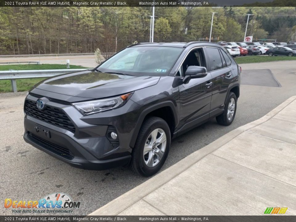 2021 Toyota RAV4 XLE AWD Hybrid Magnetic Gray Metallic / Black Photo #13