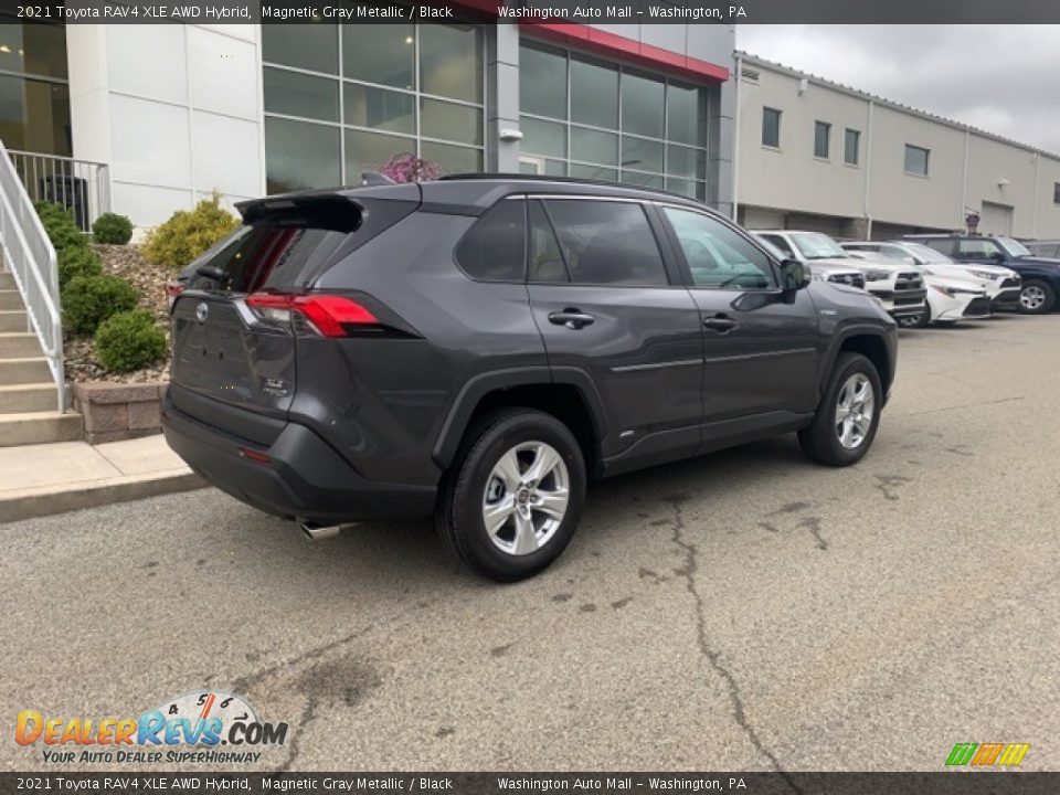 2021 Toyota RAV4 XLE AWD Hybrid Magnetic Gray Metallic / Black Photo #15