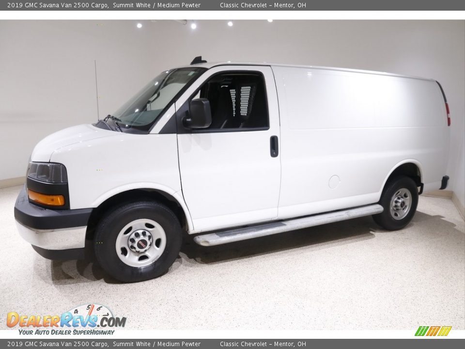 2019 GMC Savana Van 2500 Cargo Summit White / Medium Pewter Photo #3