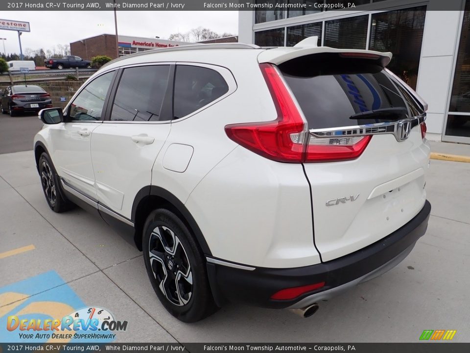 2017 Honda CR-V Touring AWD White Diamond Pearl / Ivory Photo #2
