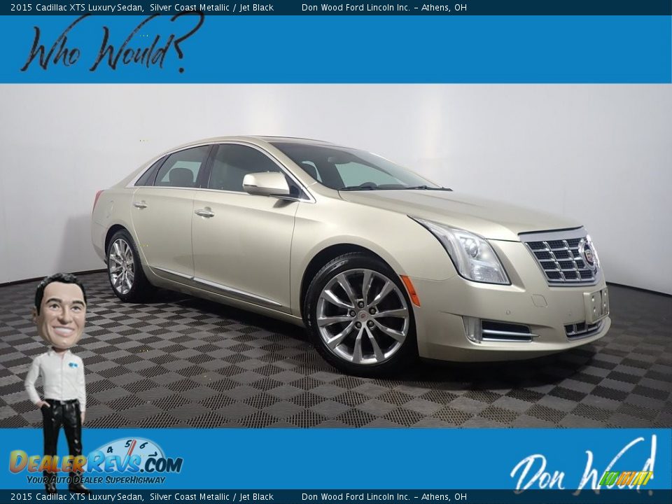 2015 Cadillac XTS Luxury Sedan Silver Coast Metallic / Jet Black Photo #1