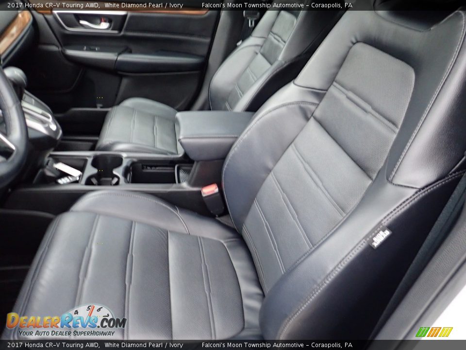 2017 Honda CR-V Touring AWD White Diamond Pearl / Ivory Photo #15