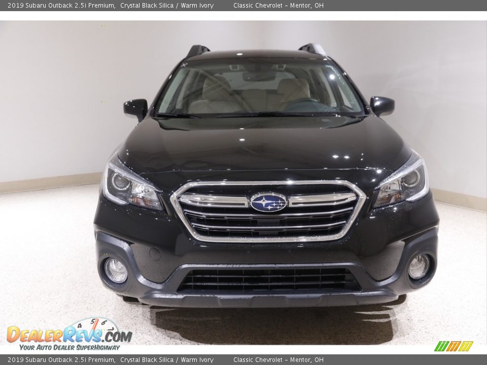 2019 Subaru Outback 2.5i Premium Crystal Black Silica / Warm Ivory Photo #2