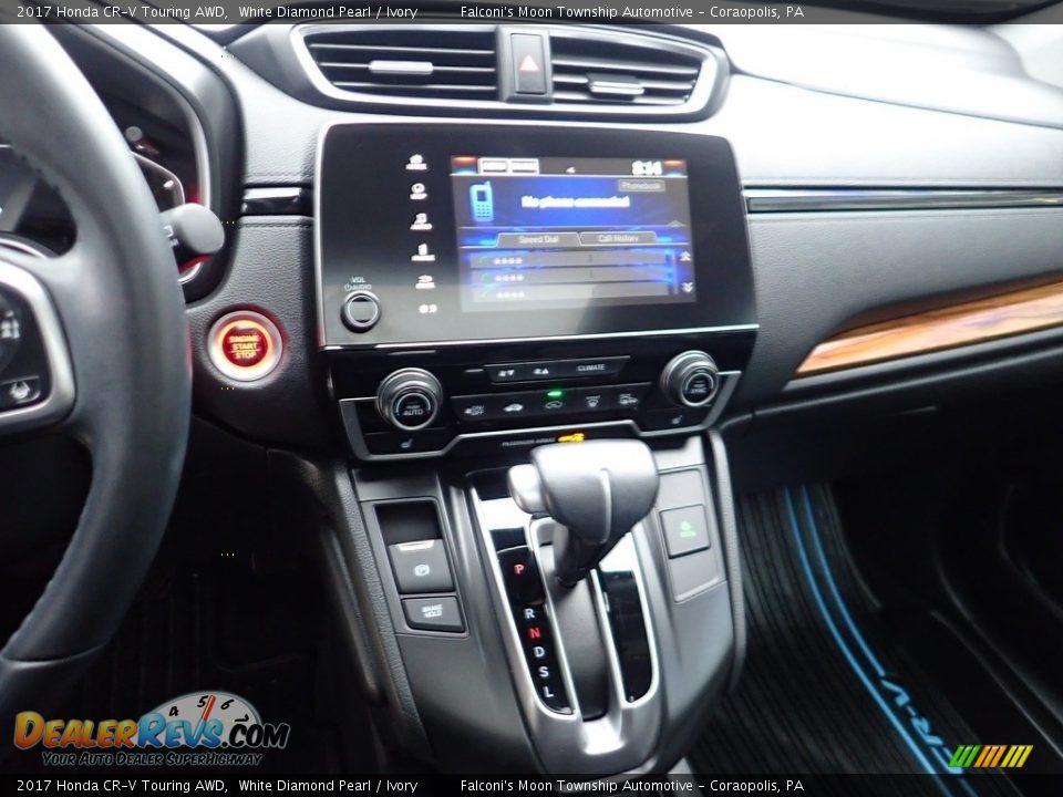 2017 Honda CR-V Touring AWD White Diamond Pearl / Ivory Photo #22