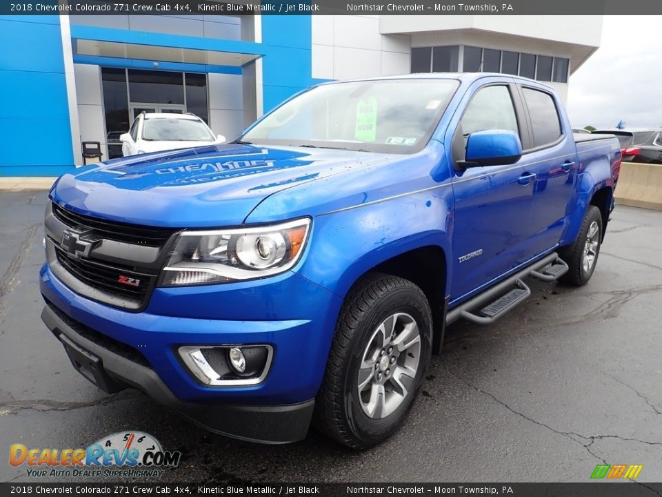 2018 Chevrolet Colorado Z71 Crew Cab 4x4 Kinetic Blue Metallic / Jet Black Photo #2