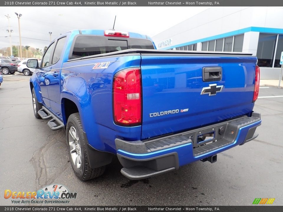 2018 Chevrolet Colorado Z71 Crew Cab 4x4 Kinetic Blue Metallic / Jet Black Photo #5