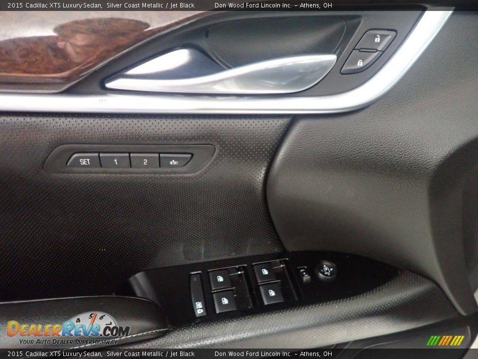 2015 Cadillac XTS Luxury Sedan Silver Coast Metallic / Jet Black Photo #22