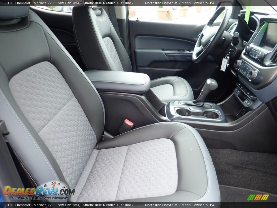 2018 Chevrolet Colorado Z71 Crew Cab 4x4 Kinetic Blue Metallic / Jet Black Photo #14