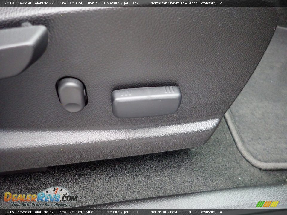 2018 Chevrolet Colorado Z71 Crew Cab 4x4 Kinetic Blue Metallic / Jet Black Photo #16