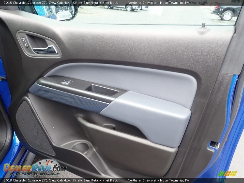 2018 Chevrolet Colorado Z71 Crew Cab 4x4 Kinetic Blue Metallic / Jet Black Photo #17
