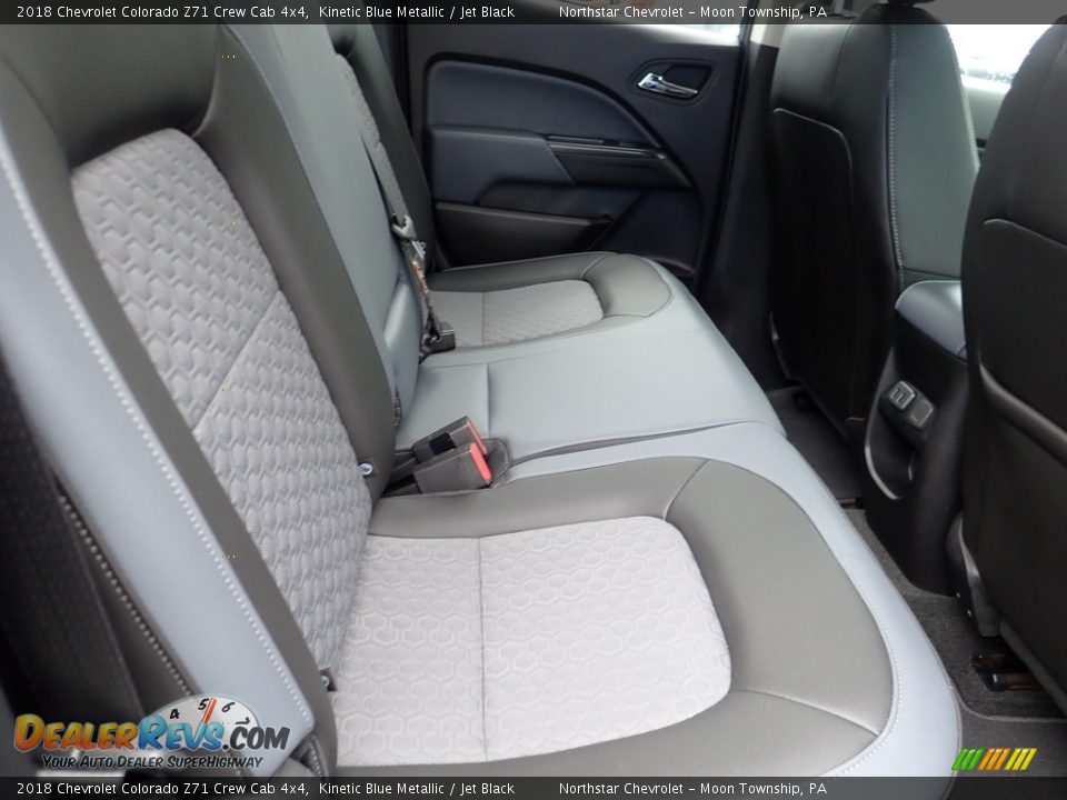 2018 Chevrolet Colorado Z71 Crew Cab 4x4 Kinetic Blue Metallic / Jet Black Photo #18