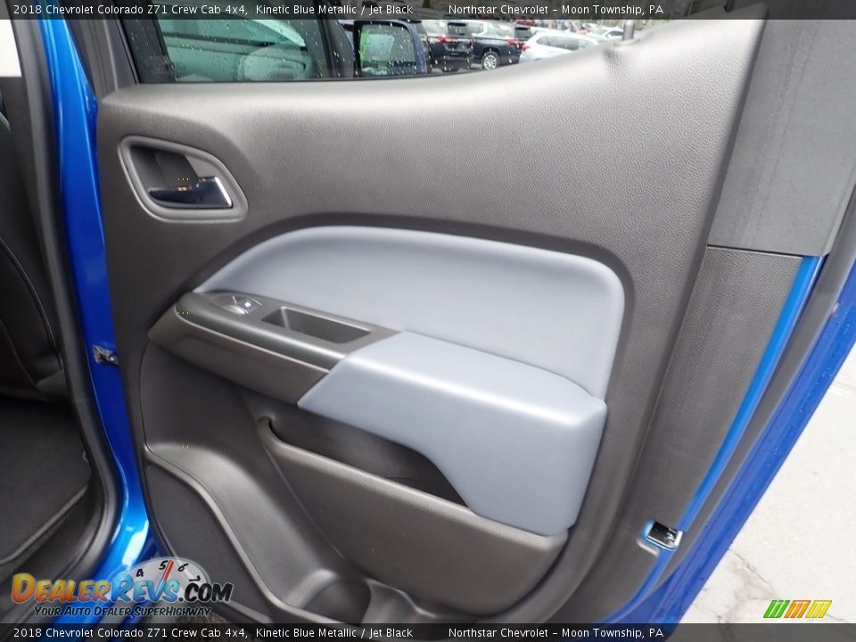 2018 Chevrolet Colorado Z71 Crew Cab 4x4 Kinetic Blue Metallic / Jet Black Photo #19