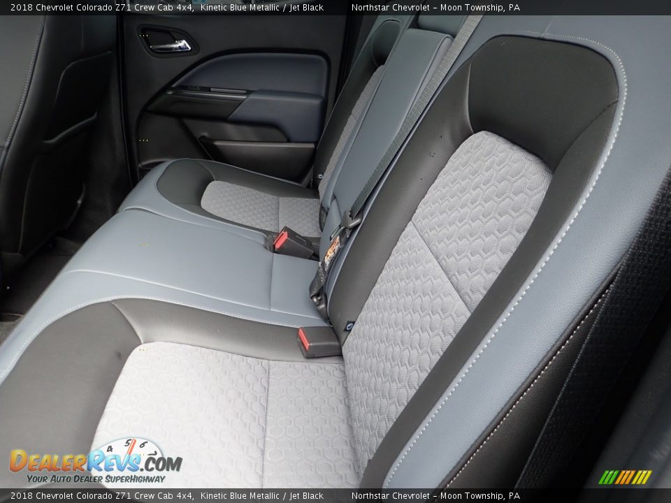 2018 Chevrolet Colorado Z71 Crew Cab 4x4 Kinetic Blue Metallic / Jet Black Photo #21