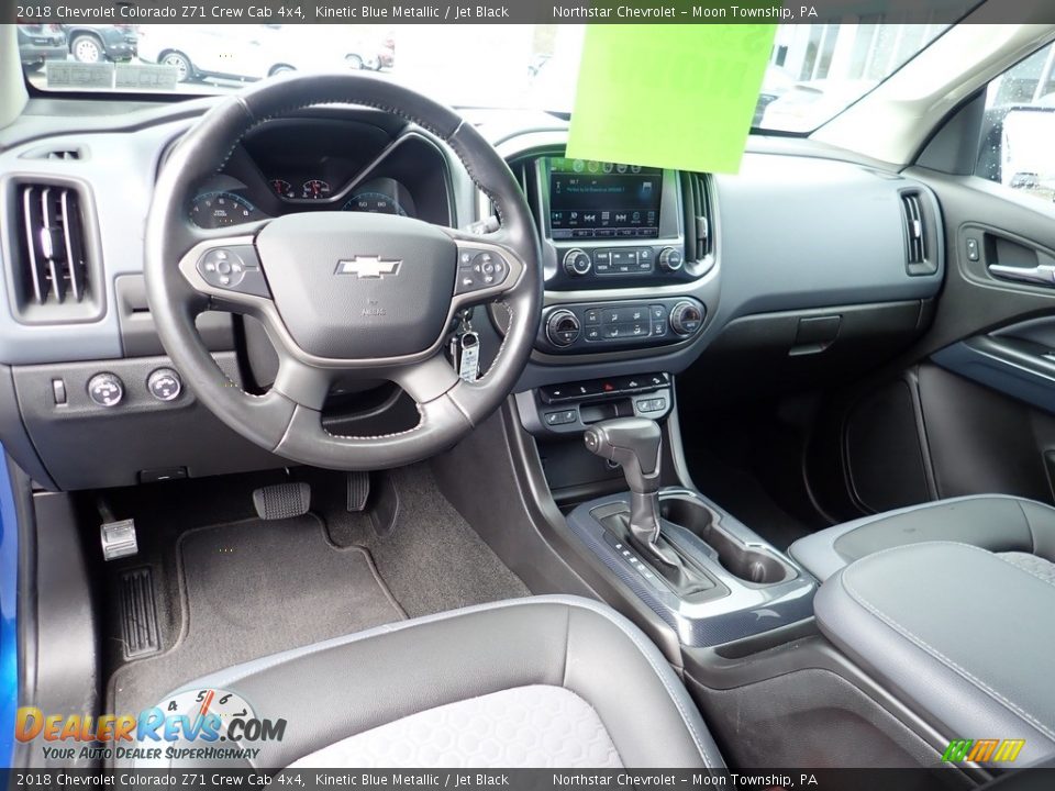 2018 Chevrolet Colorado Z71 Crew Cab 4x4 Kinetic Blue Metallic / Jet Black Photo #22