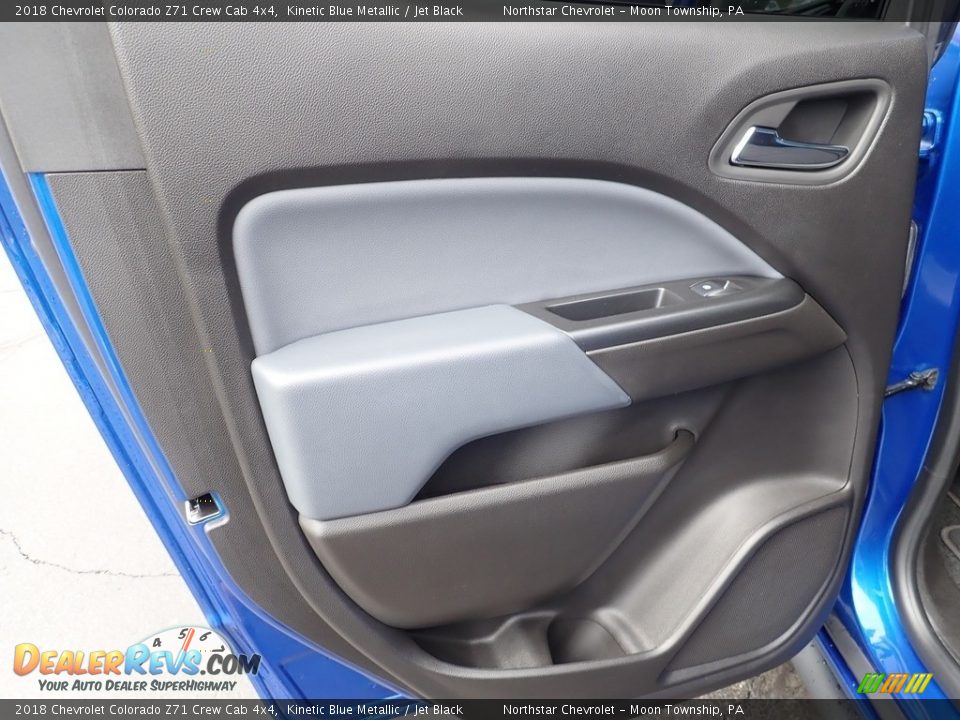 2018 Chevrolet Colorado Z71 Crew Cab 4x4 Kinetic Blue Metallic / Jet Black Photo #23