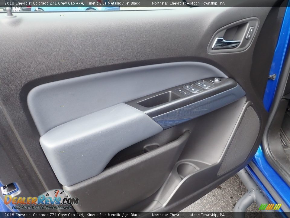 2018 Chevrolet Colorado Z71 Crew Cab 4x4 Kinetic Blue Metallic / Jet Black Photo #24