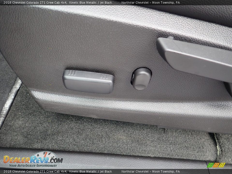 2018 Chevrolet Colorado Z71 Crew Cab 4x4 Kinetic Blue Metallic / Jet Black Photo #25