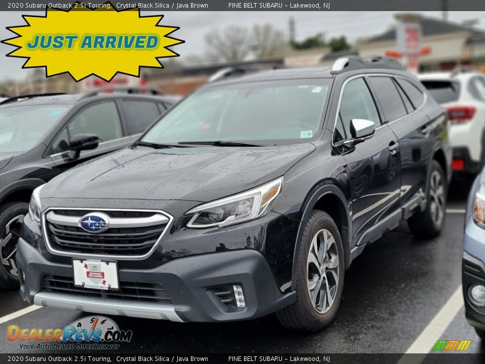 2020 Subaru Outback 2.5i Touring Crystal Black Silica / Java Brown Photo #1