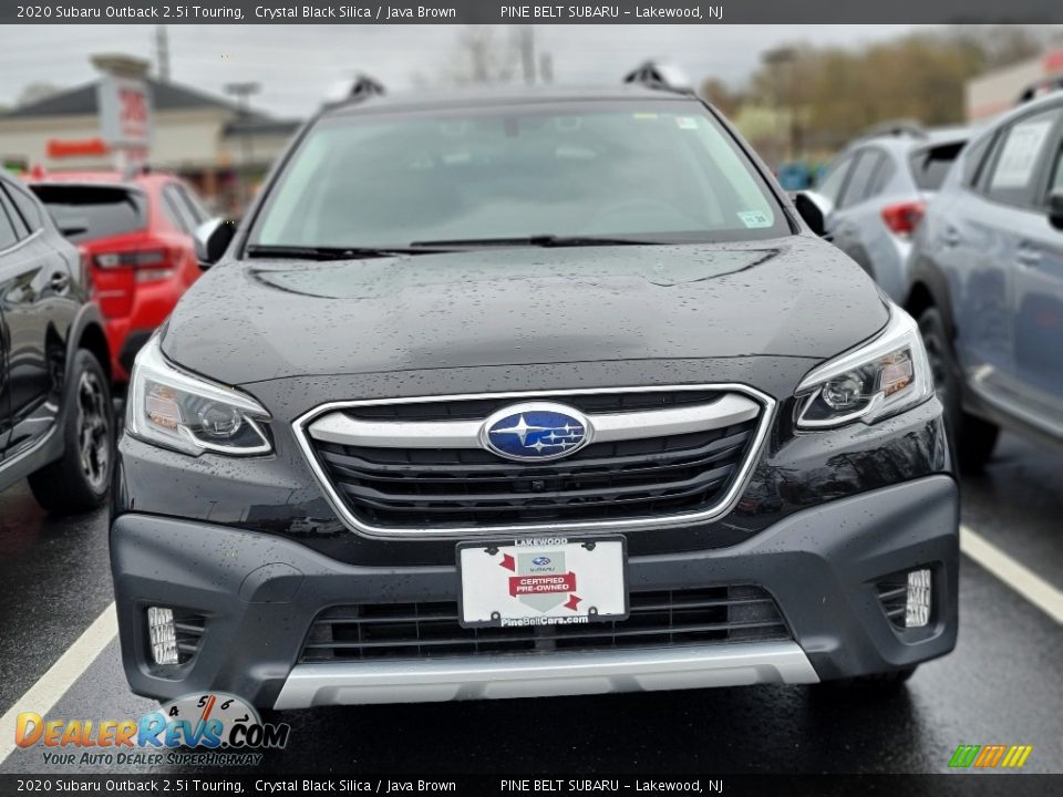 2020 Subaru Outback 2.5i Touring Crystal Black Silica / Java Brown Photo #2