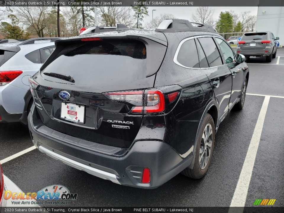 2020 Subaru Outback 2.5i Touring Crystal Black Silica / Java Brown Photo #3