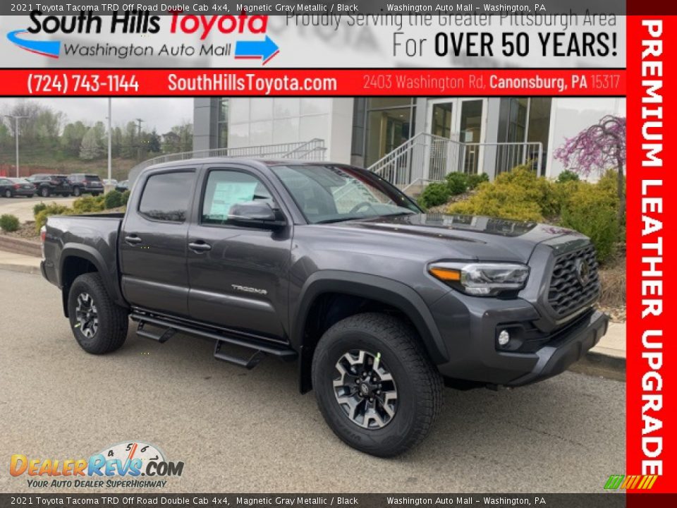 2021 Toyota Tacoma TRD Off Road Double Cab 4x4 Magnetic Gray Metallic / Black Photo #1