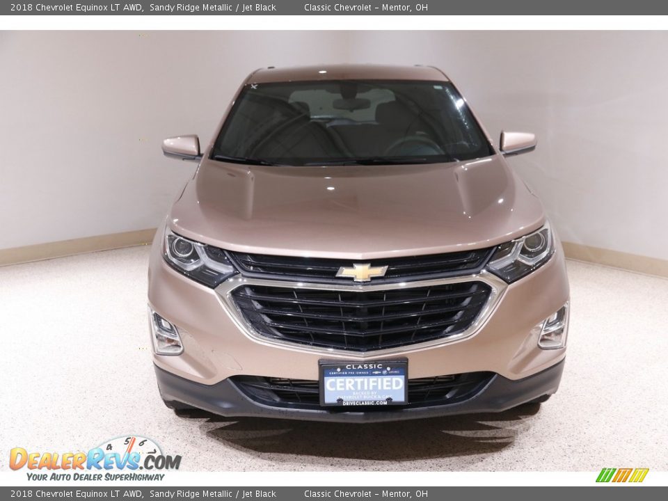 2018 Chevrolet Equinox LT AWD Sandy Ridge Metallic / Jet Black Photo #2