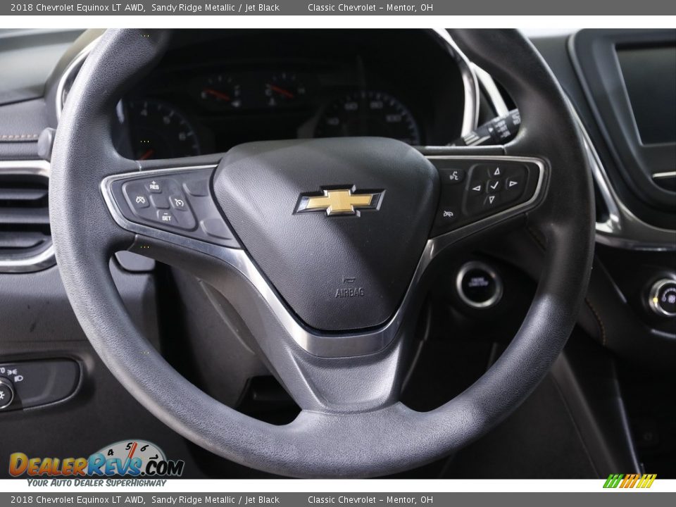 2018 Chevrolet Equinox LT AWD Sandy Ridge Metallic / Jet Black Photo #7