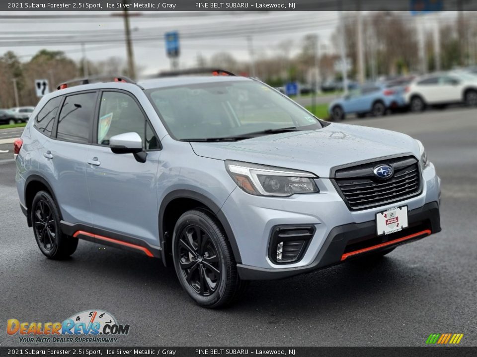 2021 Subaru Forester 2.5i Sport Ice Silver Metallic / Gray Photo #13