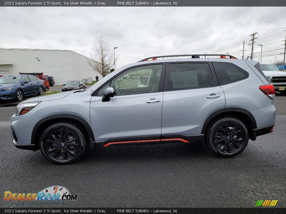 2021 Subaru Forester 2.5i Sport Ice Silver Metallic / Gray Photo #16