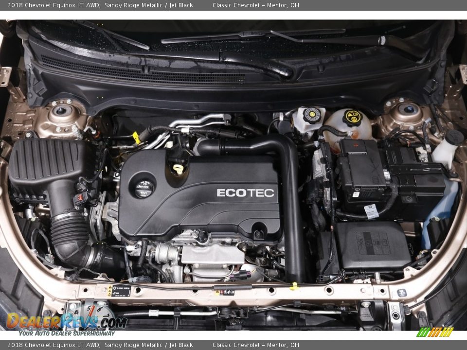 2018 Chevrolet Equinox LT AWD Sandy Ridge Metallic / Jet Black Photo #17