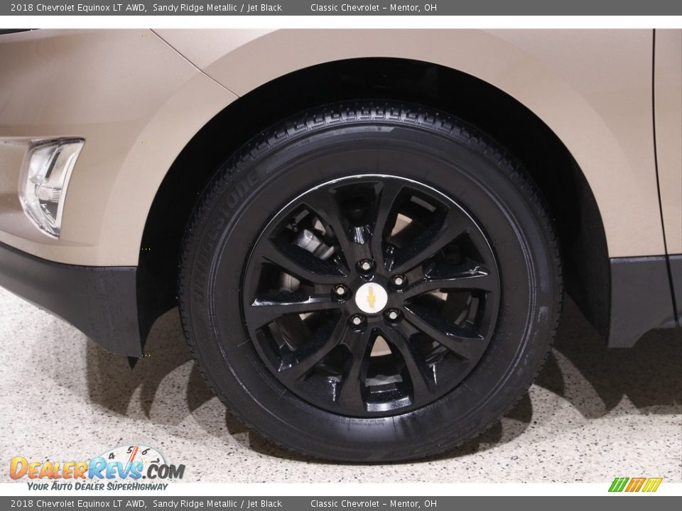 2018 Chevrolet Equinox LT AWD Sandy Ridge Metallic / Jet Black Photo #18