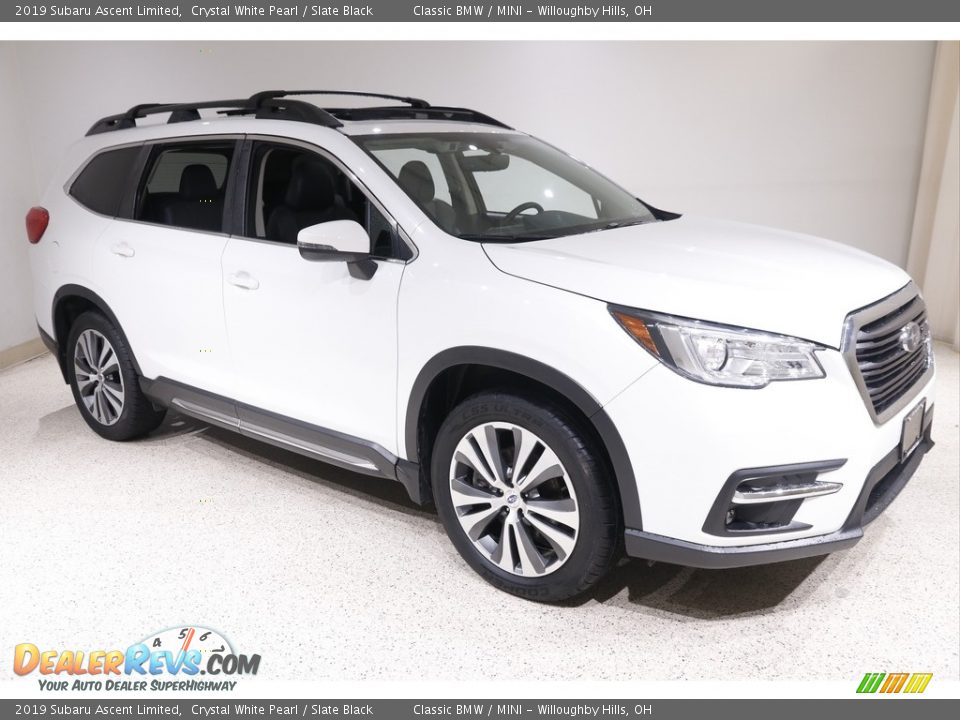 2019 Subaru Ascent Limited Crystal White Pearl / Slate Black Photo #1